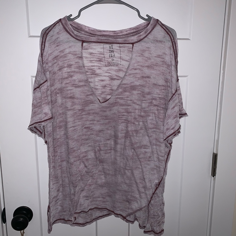 We The Free Burnout Choker Tee